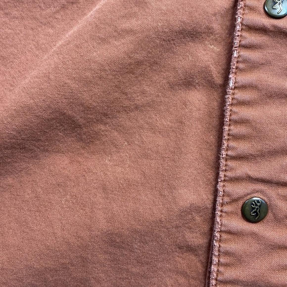 Vintage Browning Duck Hunting Shooting Button Up Shirt XL Grunge - Picture 7 of 10